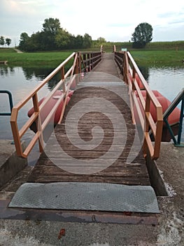 Ponton Bridge in Karlovac