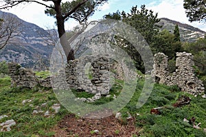 Pontone - Scorcio dei ruderi del Castello di Scalella sul Monte Aureo photo