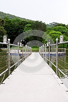 Pontoon walkway