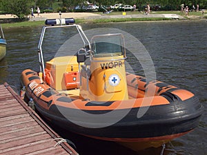 Pontoon of the Water Volunteer Rescue Service -WOPR