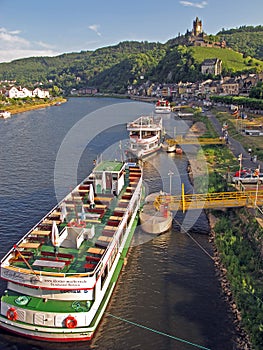 Pontoons at Moselle River