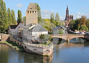 Ponts Couverts and Strasbourg Cathedral