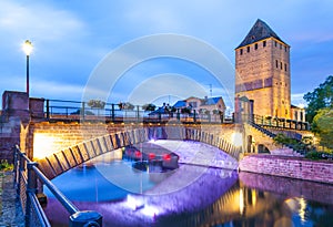 Ponts couverts in Strasbourg, France