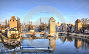 Ponts Couverts in Strasbourg, France