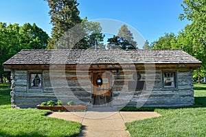 Pony express historical building front view