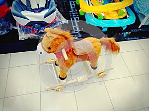 Pony Horse Toy In The Shopping Mall