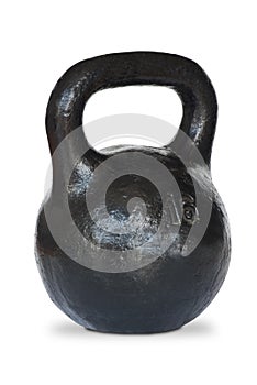 A pood kettlebell.