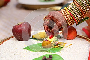 Pooja offering by women