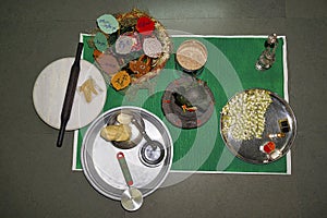 Pooja Preparation. Hindu marriage ritual