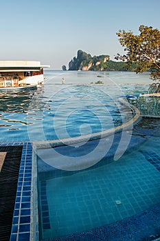 Pool at Ao Loh Dalum beach, Phi Phi Don Island, Krabi Province, photo