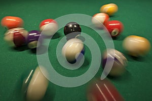 Pool Ball Break photo