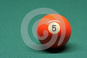 Pool ball number 05