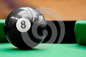 Pool Ball Number Eight