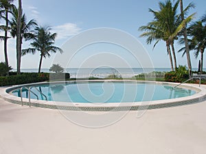 Pool on the beach