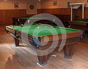 Pool or Billiard Tables