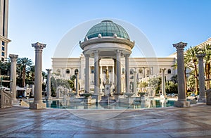 Pool of Caesars Palace Hotel and Casino - Las Vegas, Nevada, USA