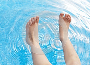 Pool and feet