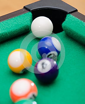 Pool game balls