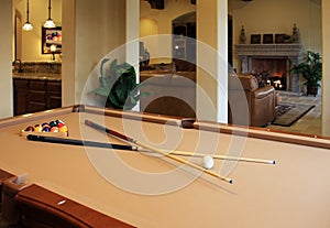 Pool game room