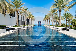 Pool of Hotel The Chedi, Muscat, Omani