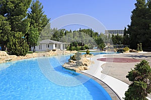 Pool of Hotel Porto Carras Meliton.