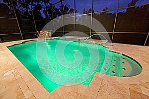 Pool at Night