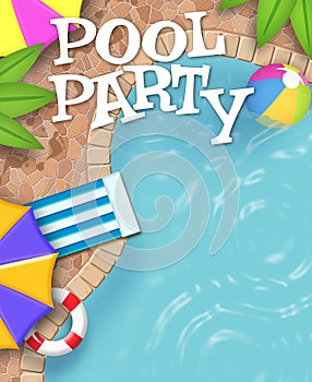 Pool Party Invitation Art Really Cool