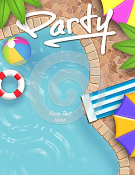 Pool Party Invitation