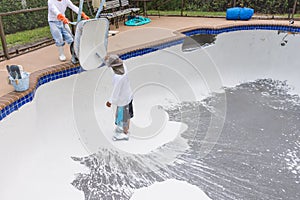 Pool plaster resurfacing Diamond Brite