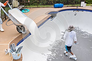 Pool plasterl resurfacing Diamond Brite