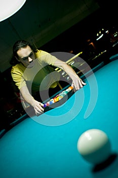 Pool player