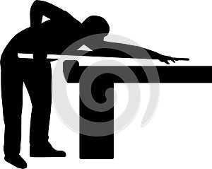 Pool Player Table Billiards