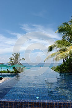 Pool in Seychelles