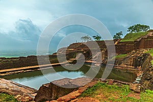 Pool at the Sigiriya Fortress in Sri Lanka