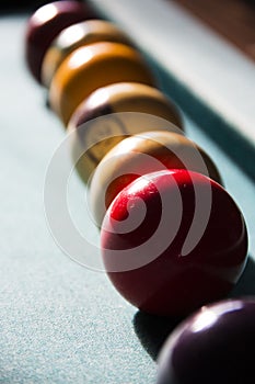 Pool table balls
