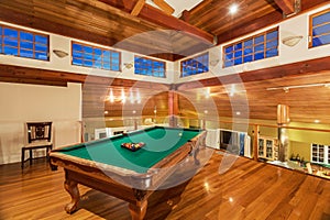 Pool Table in Luxury Home