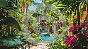 pool in tropical garden pool in tropical resort tropical resort pool