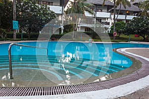 Pool at a tropical resort