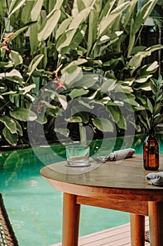 pool view cafe in bali