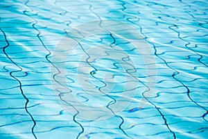 Pool water abstract background