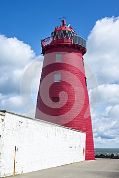 Poolberg lighthouse. Dublin, Ireland
