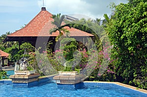 Pools on the beach in South Chinese Sea, China, Hainan