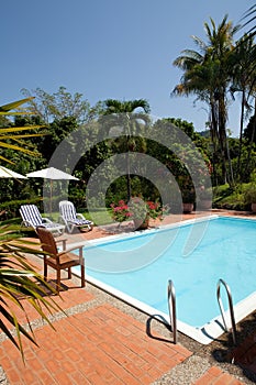 Poolside area