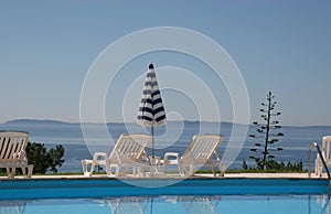 Poolside at le lavandou, french riviera