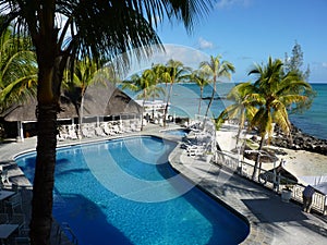 Poolside View Of Luxury Hotel