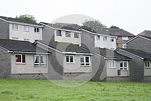 Poor council house flats people living in poverty UK