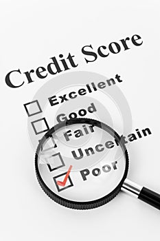 Poor Credit Score