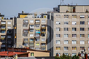 The crowded agglomeration flats photo