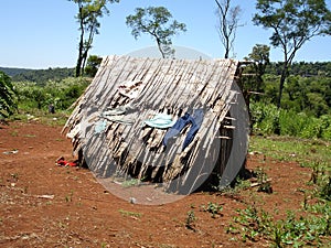 Poor house in Misiones, Argentina. photo