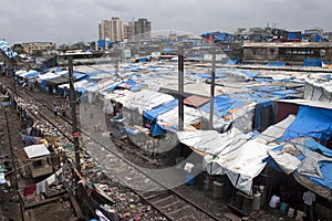 poor people living in slum